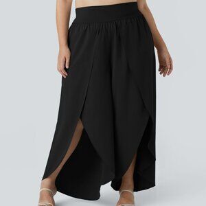 Halara High Waisted Palazzo Flowy Wide Leg Quick Dry Casual Plus Size Pants